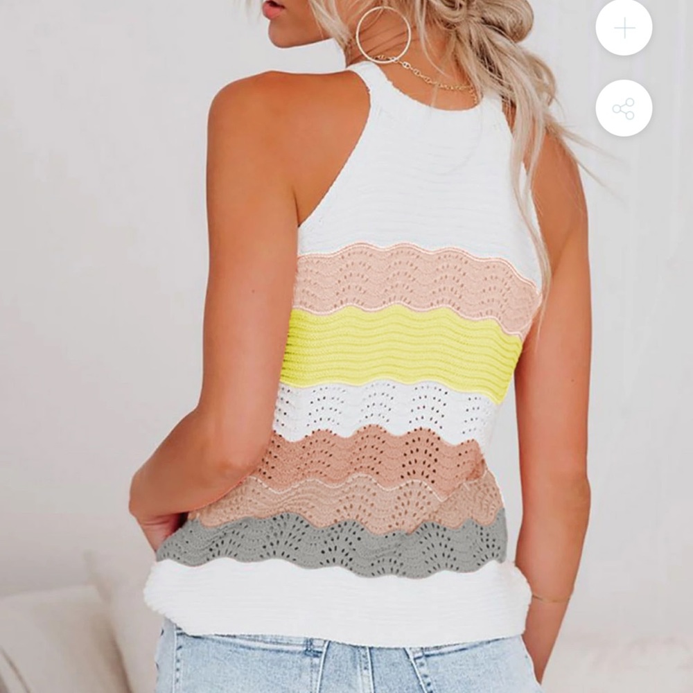 Knit Striped Tank Top